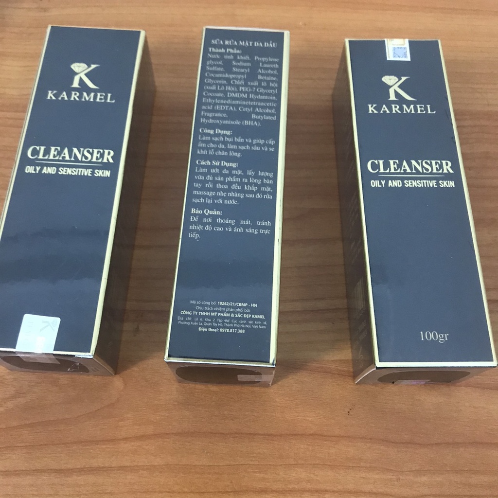 Sữa Rửa mặt kamel  Cleanser Normal skin, kem dưỡng ẩm da mặt chuyên dành cho da dầu và da mụn