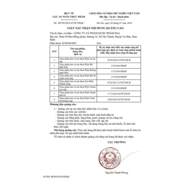 Siro Nhuận Tràng PQA chữa táo bón cho trẻ