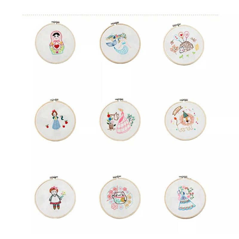 TẶNG KHUNG Set thêu DIY dành cho người mới bắt đầu