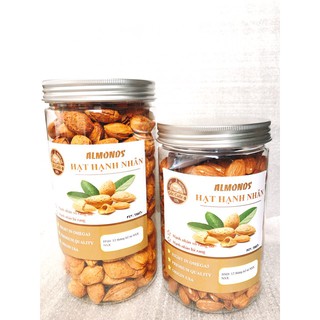 Hạnh nhân Mỹ rang bơ còn vỏ (500g)