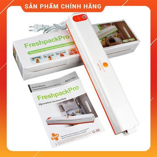 Máy hút chân không thực phẩm Fresh Pack Pro đa năng tiện dụng cho nhà bếp - tặng kèm túi - Ổ điện xanh