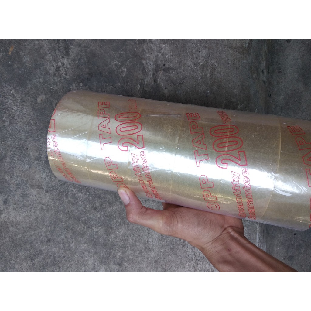 [Xả Kho] BĂNG KEO TRONG LOẠI 200Y ( 1 LÓC / 6 CUỘN )