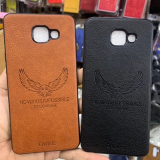 Ốp lưng samsung A5 (2016), A7 (2016) dẻo đen ốp kiểu da