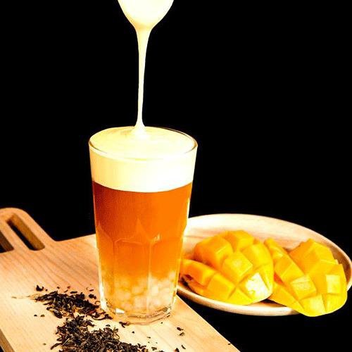 Bột làm kem machiato  - bột Milk Foam - bột làm kem phô mai Krub.O - Nguồn nông sản Việt túi 1 kg