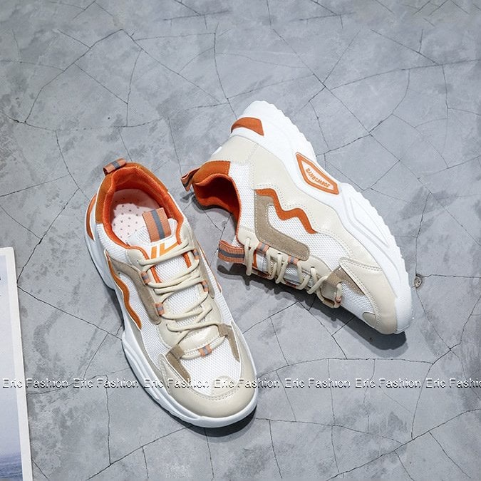 Giày Thể Thao Nam Tập Gym Chạy Bộ Thể Dục Eric Fashion giày sneaker nam cổ thấp giá rẻ G241