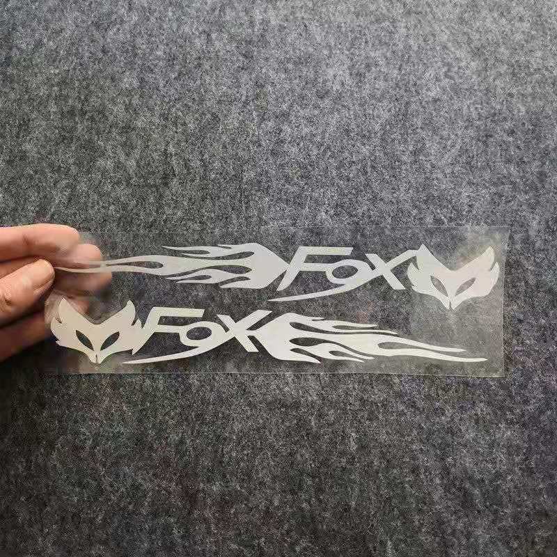 Miếng Dán Phản Quang In Logo FOX Màu Laser Chống Thấm Nước Trang Trí Xe Đạp Leo Núi / Xe Máy