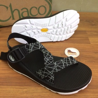 Dép chaco đế cứng chỉ trắng