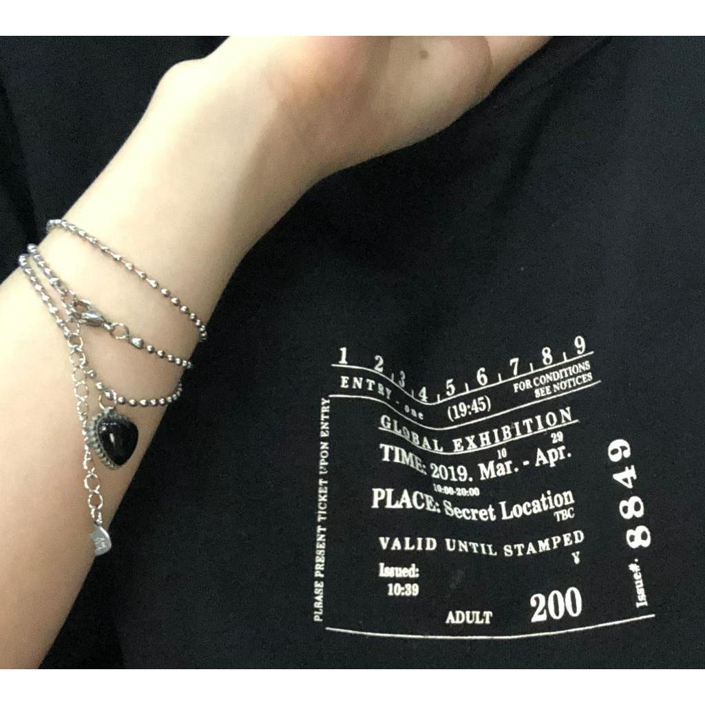 Dây Chuyền Bằng Thép Titan Mặt Hình Trái Tim Xếp Chồng Thời Trang Hàn Quốc 23535 Cho Nam Và Nữ