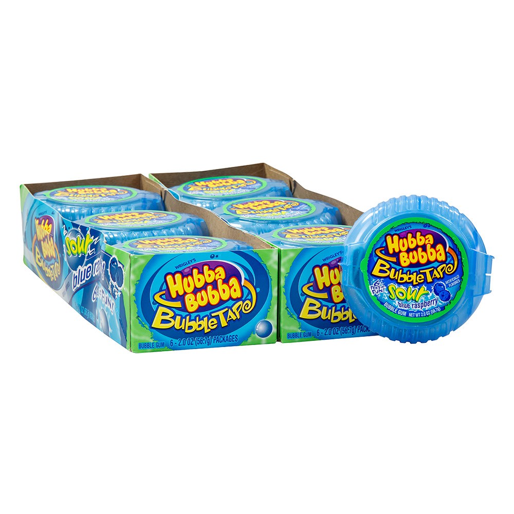 ( Bán sỉ ) Lốc 12c Kẹo gum cuộn siêu dài Hubba Bubba (180cm - 56gr)