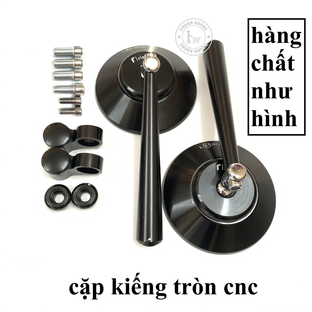 kính chiếu hậu xe máy kiểng tròn cnc thanh khang