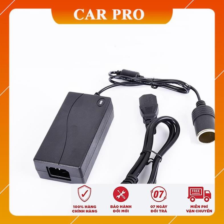 Bộ chuyển đổi nguồn điện 220V sang 12V đầu tẩu thuốc trên ô tô - CAR PRO