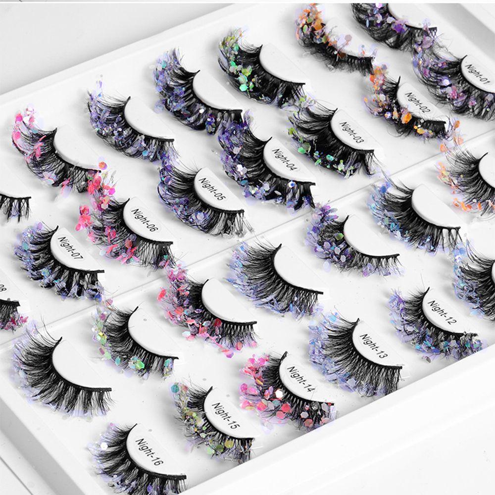 Lông Mi Giả 20mm Có Đính Kim Tuyến Lấp Lánh