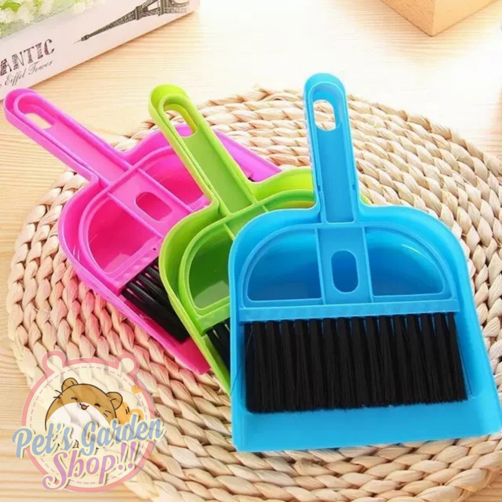 Bộ chổi dọn chuồng nhỏ cho hamster, thỏ, bọ, thú cưng...