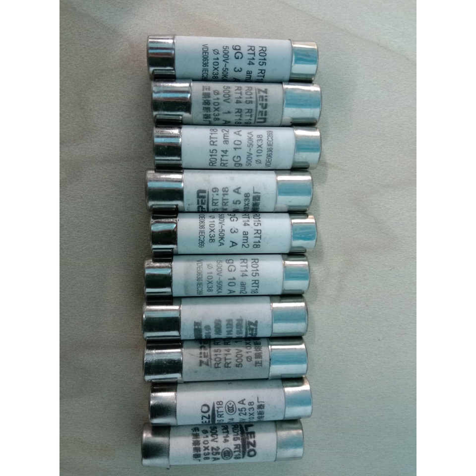 Ruột cầu chì sứ 10x38