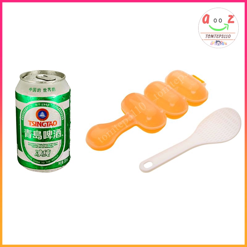 Khuôn Lắc Cơm Kèm Thìa Xúc Làm Cơm Nắm Cho Bé Ăn Dặm