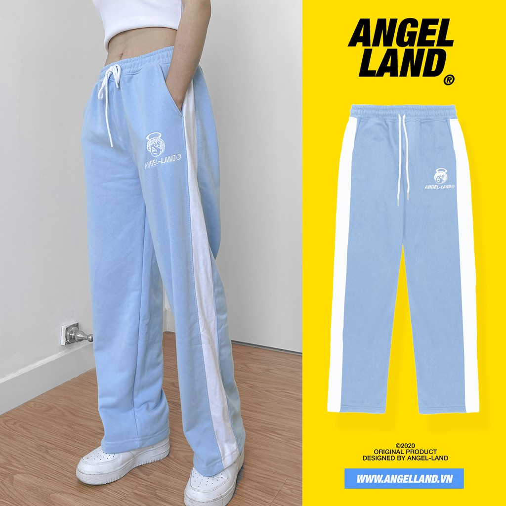 QUẦN DÀI SỌC LINE TRACK PANT XANH ANGEL-LAND CHÍNH HÃNG