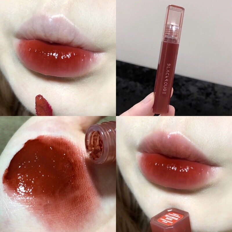 Son Black Rouge HG08 - Son Black Rouge Half Water Glow HG08 Bóng