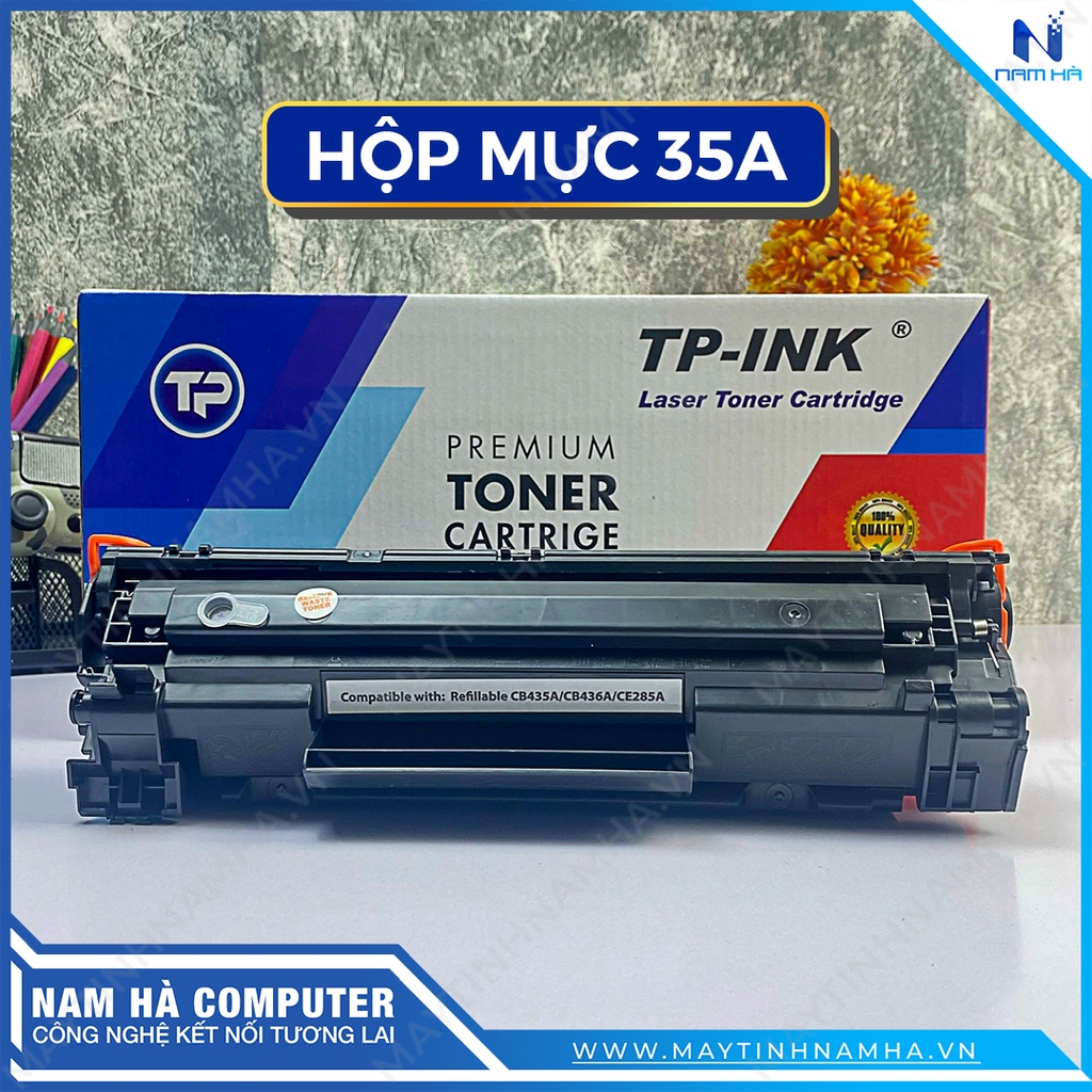 Hộp mực máy in 35A dùng cho máy HP P1005 P1006 P1102 P1102w M1212NF M1132 và Canon 3018 3010