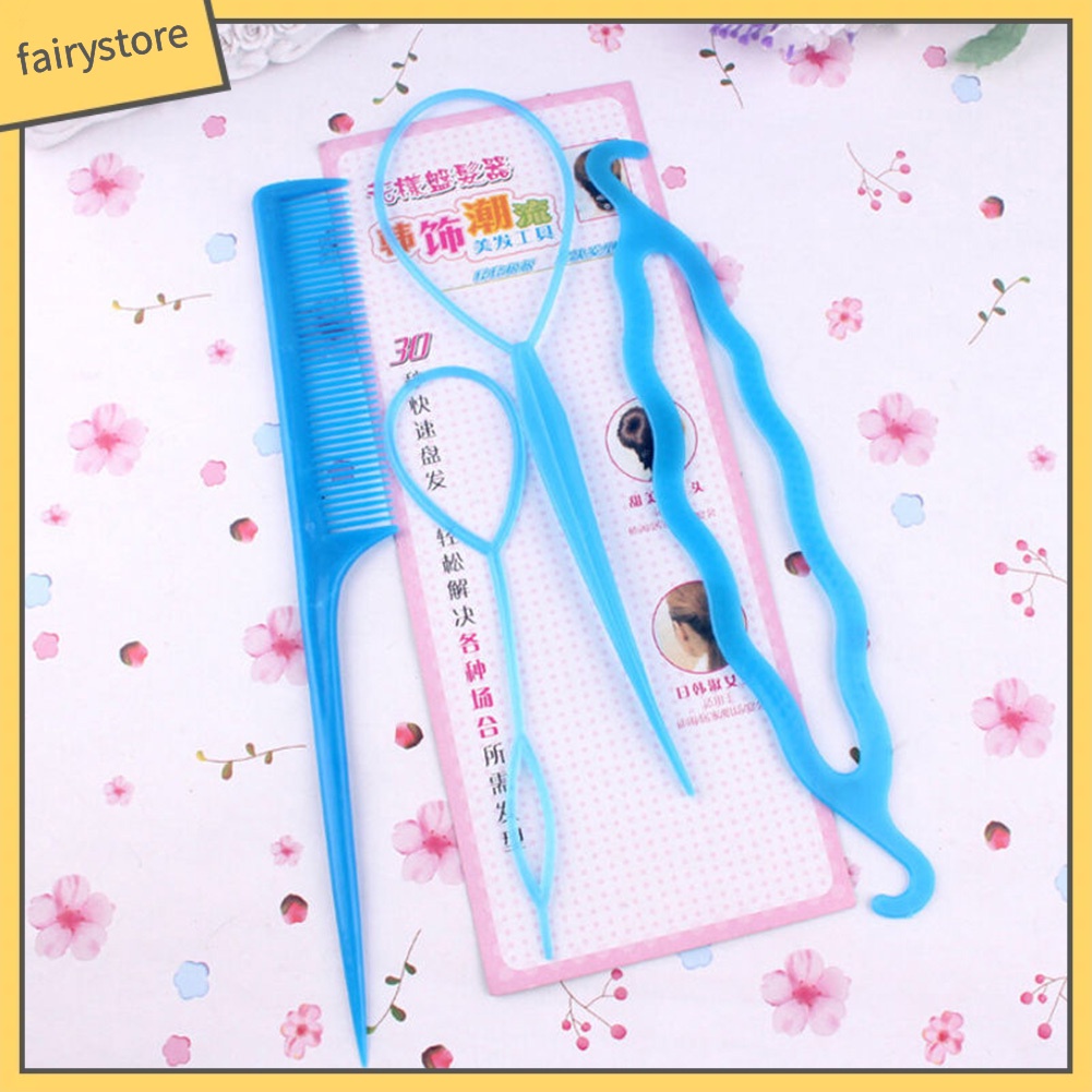 Set 4 Dụng Cụ Tạo Kiểu Tóc Thời Trang Cho Nữ