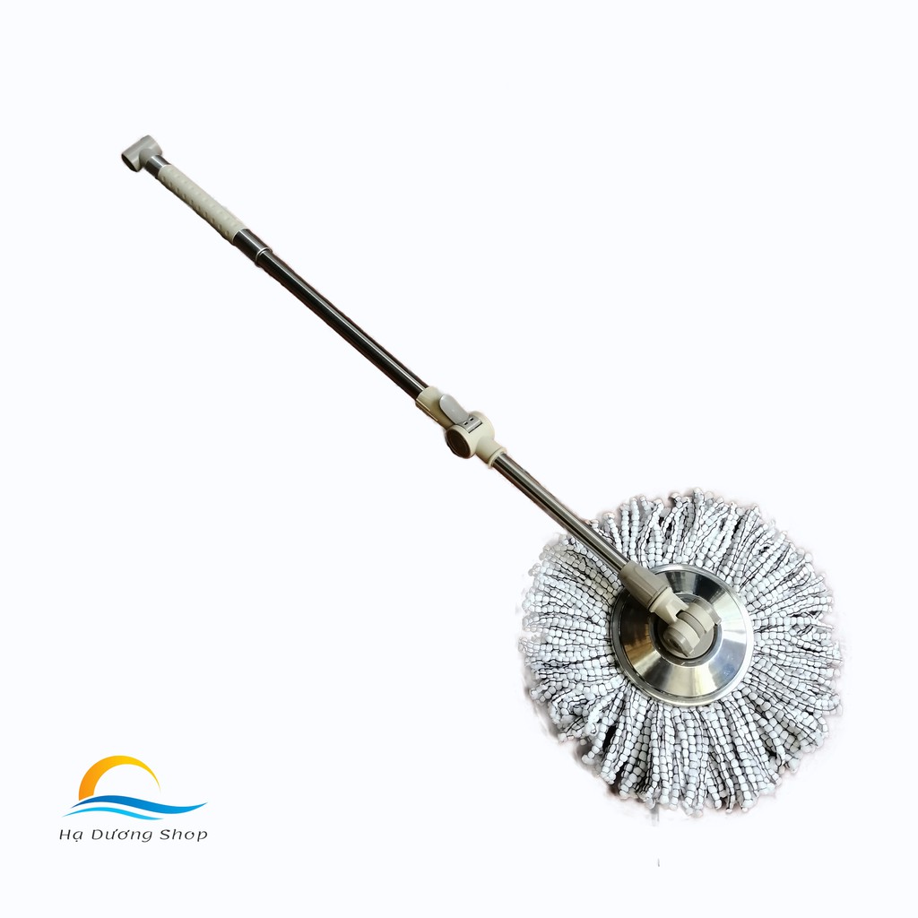 Bộ lau nhà 360 độ Thái Lan LK Elephant Mop van gạt xả đáy thông minh cây lau inox cao cấp HDS017