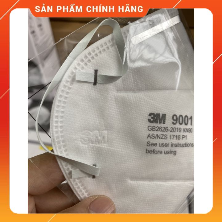 Sản Phẩm CHÍNH HÃNG Khẩu Trang 3M 9001 Kháng Khuẩn , Lọc Bụi Mịn...