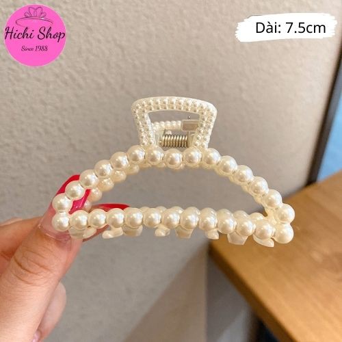 [Giá Sập Sàn] Kẹp Tóc Ngọc Trai Hichi Siêu Xinh Xắn Đính Ngọc Trai Siêu Bền Phong Cách Hàn Quốc Cho Nữ Nhiều Kiểu Dáng