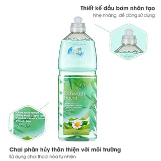 Nước rửa chén gốc thực vật Earth Choice Úc 1L không khô da tay chiết xuất chanh, nha đam
