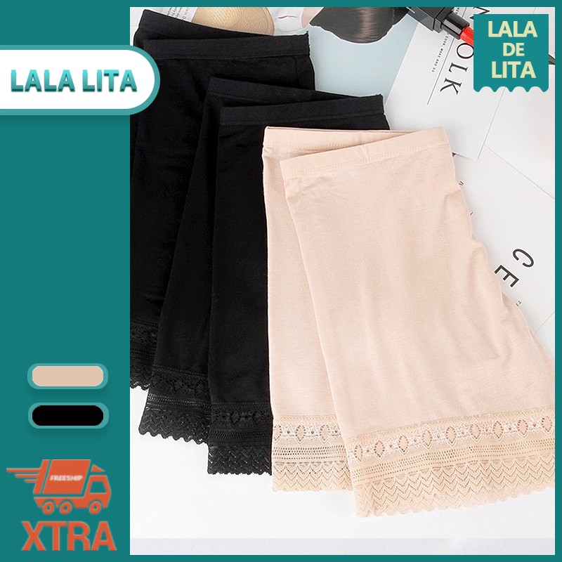 Quần mặc trong váy viền ren,quần đùi mặc trong váy đẹp rẻ co giãn 4 chiều LALA DE LITA | BigBuy360 - bigbuy360.vn