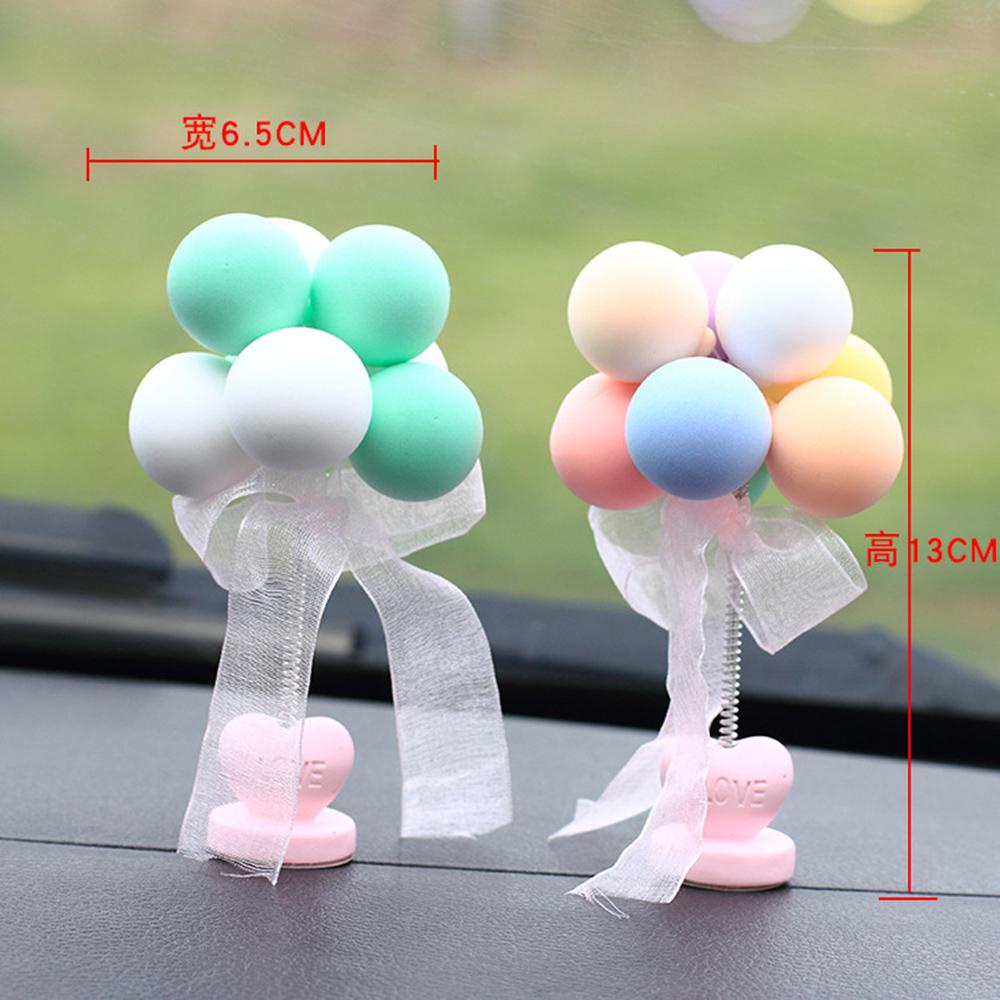 Phụ Kiện Trang Trí Bảng Điều Khiển Xe Hơi Màu Hồng Dễ Thương Xinh Xắn