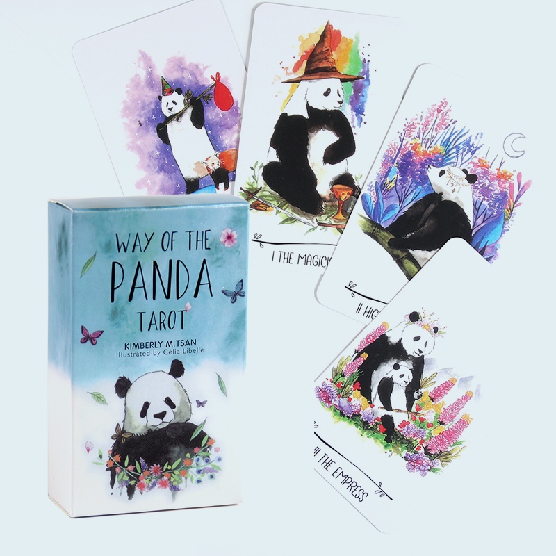 Way Of The Panda Tarot Bộ Thẻ Bài Tarot Hình Gấu Trúc Dễ Thương