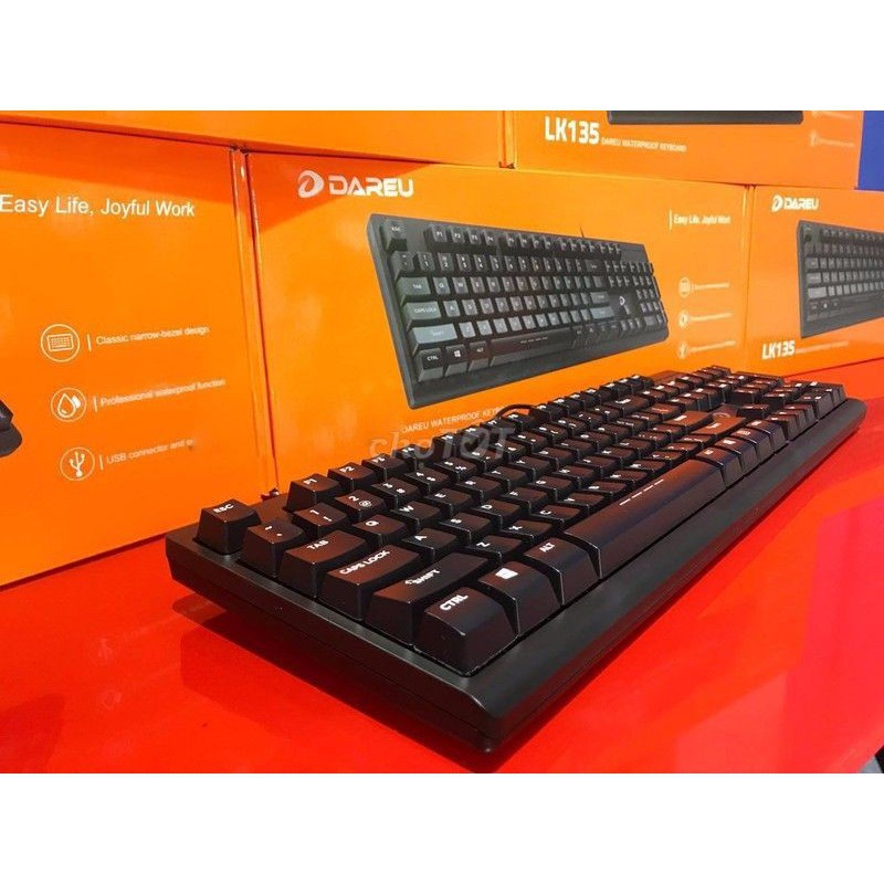 Bàn Phím Chống Nước Dareu LK135 Gaming - Bảo hành toàn quốc 24 Tháng chính hãng Mai Hoàng | WebRaoVat - webraovat.net.vn