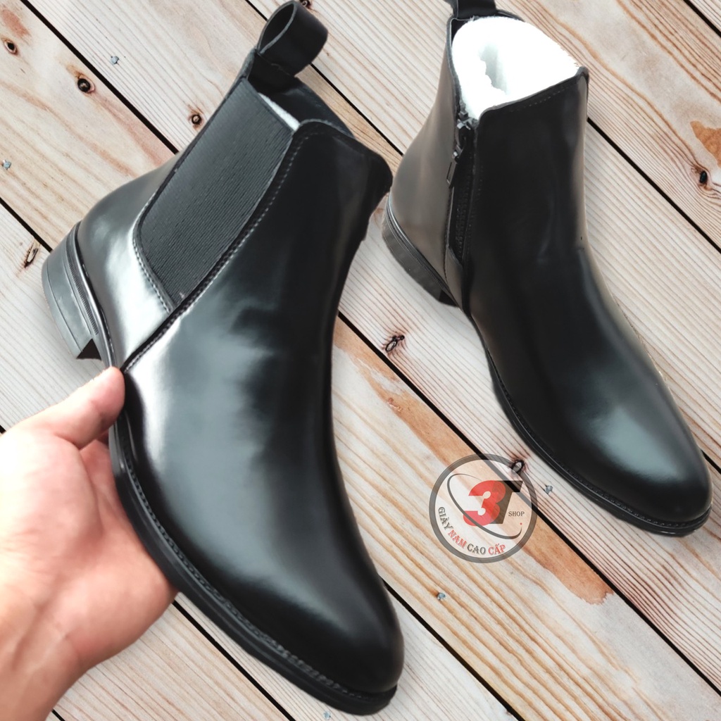 Chelsea Boots Classic, giày bốt nam , Đế cao su mềm , Siêu Nhẹ , Đế Cao , Mẫu Thời Trang