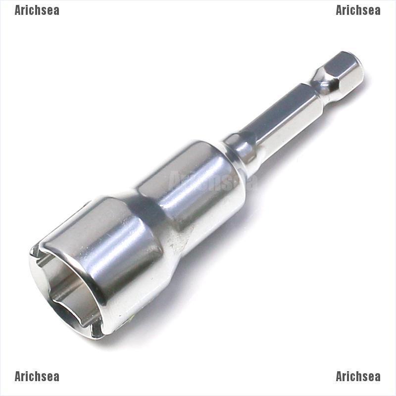 Arichsea 1PC 1/4 Handle CRV quick pneumatic Socket Wrench, Hexagon open Socket