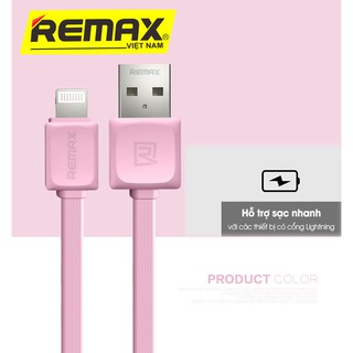 Cáp sạc nhanh Remax RC-008i USB Charge Data Sync 1m Flat Cable for iPhone iOS