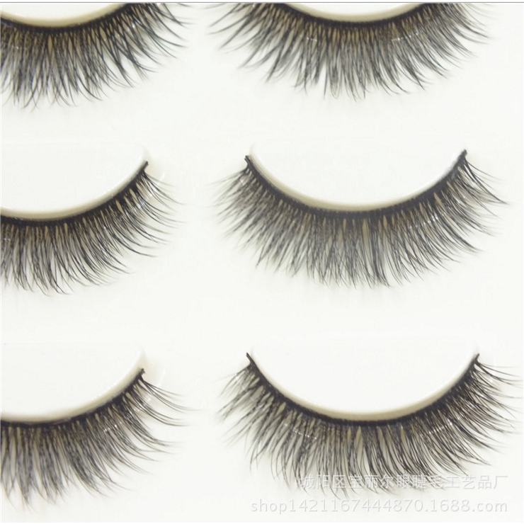 [Hàng mới về] Bộ 3 cặp lông mi giả 3D dài và dày tự nhiên làm đẹp dành cho nữ