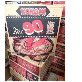 Mì tôm kokomi 90 mới thùng 30 gói