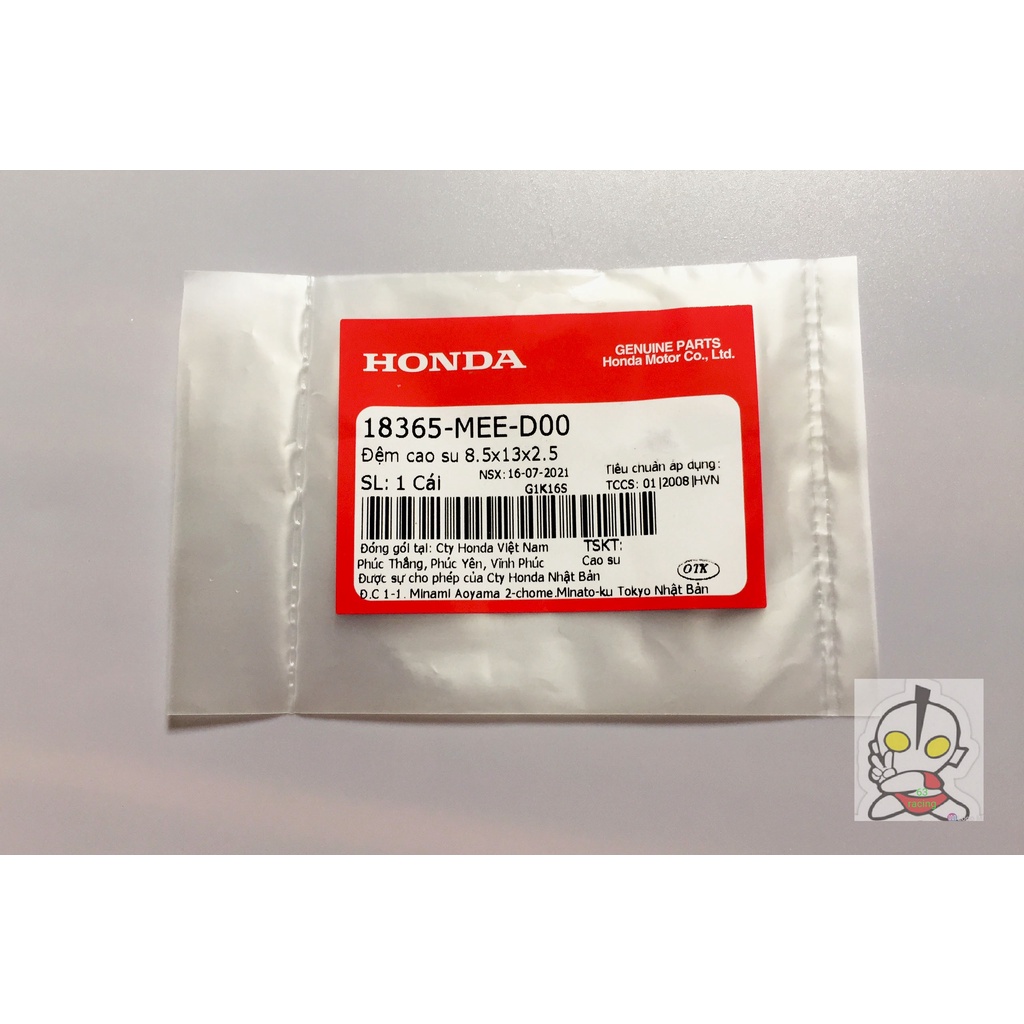Đệm cao su chụp pô 8.5x13x2.5 chính hãng Honda cho xe Winner