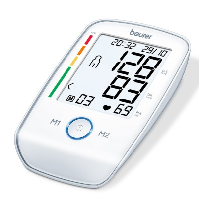 (BH chính hãng) Máy đo huyết áp bắp tay Beurer BM45, giá không bao gồm adapter (Bảo hành 36 tháng)