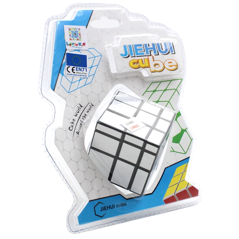 Rubik Mặt Gương LN01 - Màu Bạc
