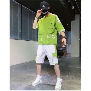bộ quần áo thun nam quần áo mùa hè - AH02