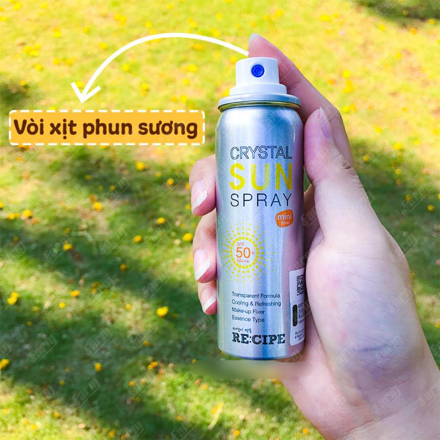 Xịt Chống Nắng Crystal Sun Spray SPF 50+ PA+++ Chính Hãng