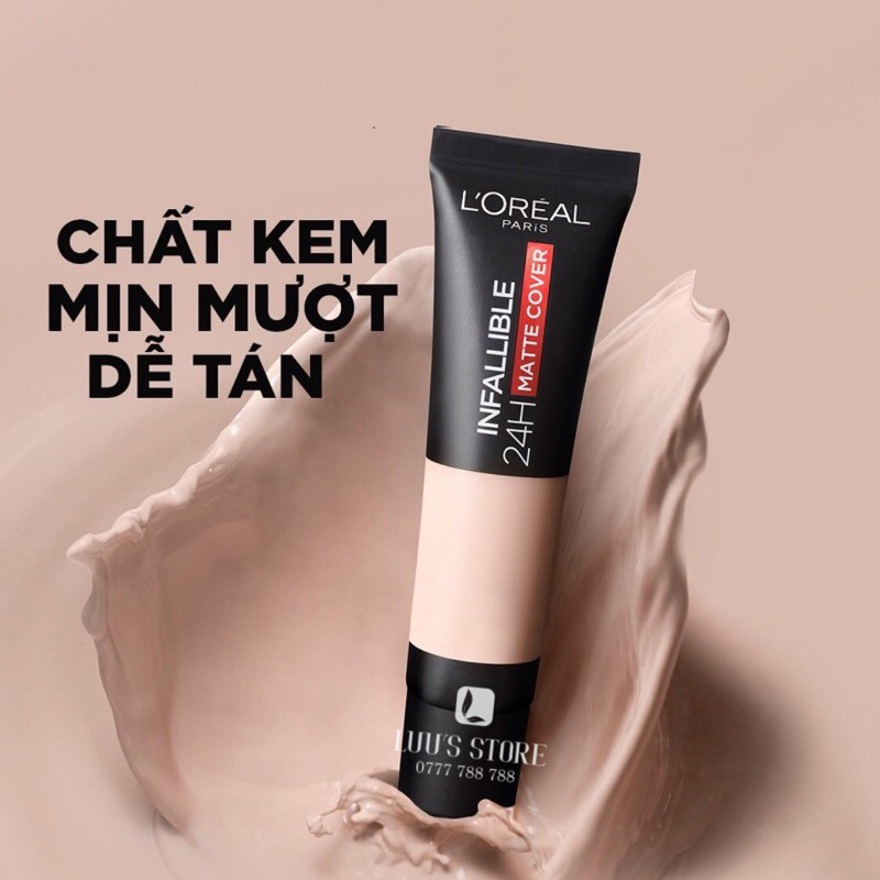 Kem Nền L’Oreal Infallible 24h Matte Cover