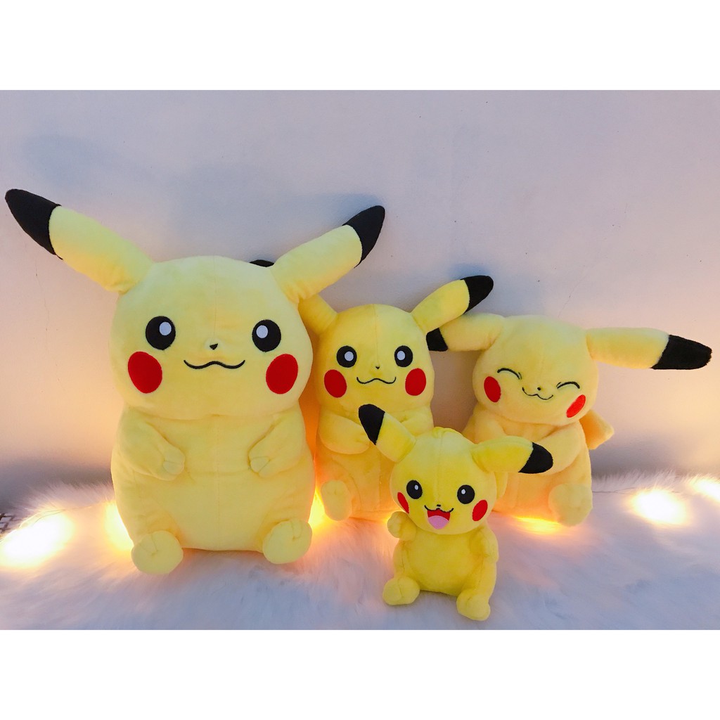 [NGƯỜI BÁN MỚI]Thú nhồi bông PꝹKEMON PIKACHU hàng chất lượng cao-GIÁ SIÊU ƯU ĐÃI