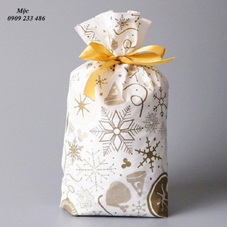 Túi Đựng Bánh Quy, cookie Có Dây Rút Nơ