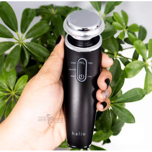 Máy Đẩy Tinh Chất Dưỡng Trắng Halio Ion Cleansing &amp; Moisturizing Beauty Device