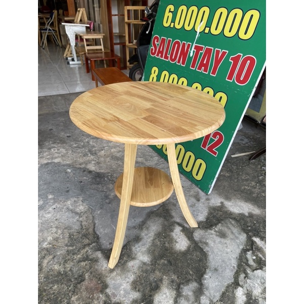 Bàn Trà & Bàn Ban Công Gỗ Cao Su Ghép
