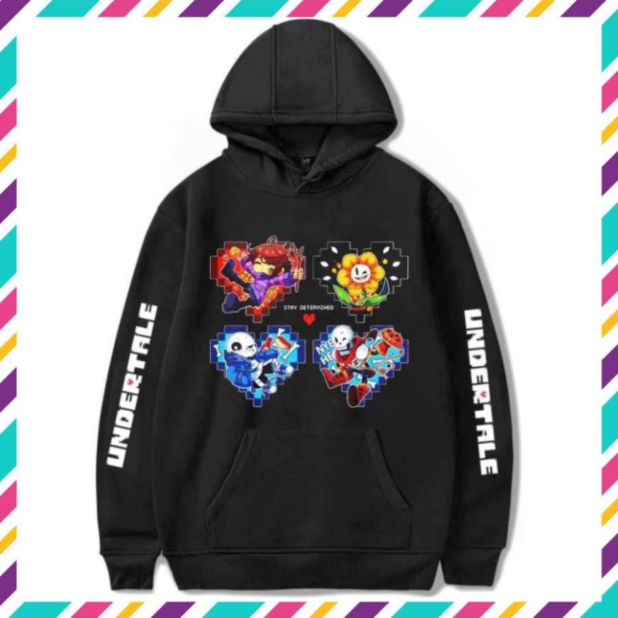 SALE SỐC- HOT- BST Áo Hoodie game Undertale Sans cực HOT - có size trẻ em hình in cực chất / SP BÁN CHẠY