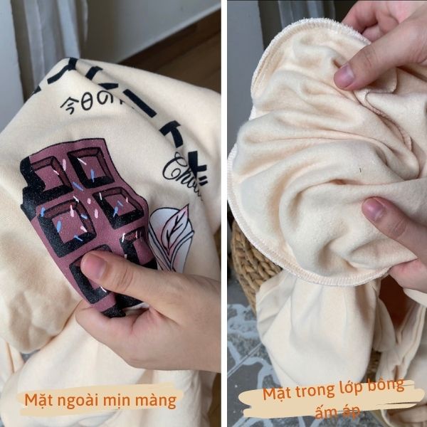 Áo Sweater nỉ in chữ Hàn Quốc- Nỉ ngoại dài tay dáng rộng Ulzzang siêu hot | WebRaoVat - webraovat.net.vn