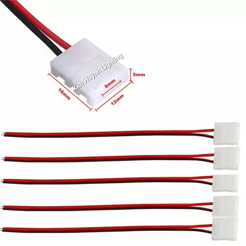 Phụ kiện kết nối đèn led, led dán 8mm 10mm không cần hàn