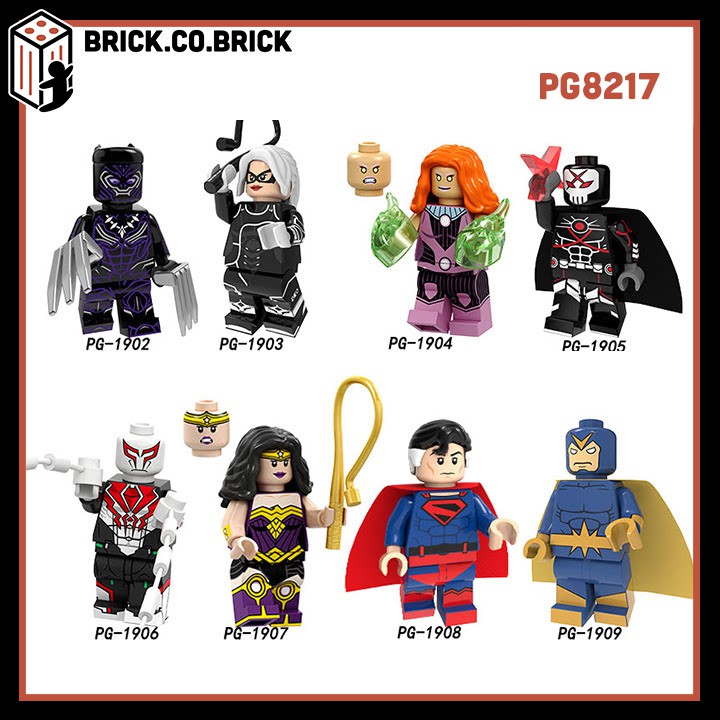 Lego Marvel Avengers Red X Star Hawk Super Man Đồ chơi Lắp ráp Minifigure Siêu anh hùng PG8217